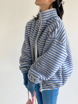 ストライプフリース/Striped Fleece [ Gray ]
