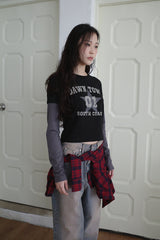 ラバークロップチェックシャツ / Rubber Crop Check NB (2 colors)