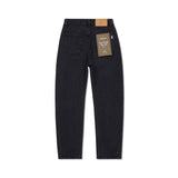 Womans Signature Stud Tapered Crop Fit Denim Pants Black