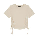 サイドスリットトップ / SIDE SLIT TOP (CREAM)