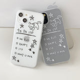 Black - To do list Phone Case_matt