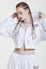 トリバルクロップドフーディ / TRIVAL CROPPED HOODY