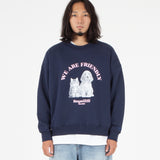 RLCN1002 キャットアンドドッグスウェット/RLCN1002 Cat and Dog Sweat Shirt - Navy