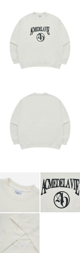[24SS] AE LOGO SYMBOL SWEATSHIRT CREAM
