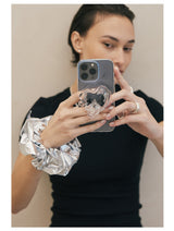 Silver Scrunchie (Silver)
