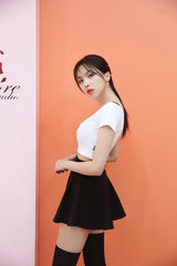 チェーンベルトスカートショーツ / SKI(6434) chain belt skirt shorts