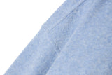 テリー コットン シャツ S104 / Terry Cotton shirt S104 Blue Melange