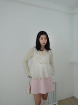 SHASHA TULLE BUSTIER TOP _WHITE