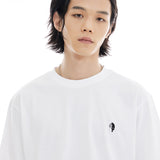オーバーフィットマシュマロポイントショートスリーブT/OVERFIT MARSHMALLOW POINT SHORT-SLEEVED T-WHITE