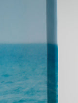 marine blue curtain
