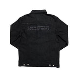 I AM NOT A HUMANBEING DENIM TRUCKER JACKET - O/C (6674936266870)