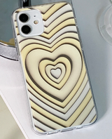 パレットハートビームイェローフォーンケース / Palette Heart Beam yellow Phone Case