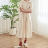 [LINE] Puff Dart Collar Dress (6696311357558)