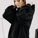 オーバーフィットプリンティングパーカー/OVERFIT PRINTING HOODIE-BLACK
