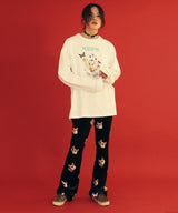 05ベルベットブーツカットパンツ / 0 5 cat velvet boots cut pants (4579927097462)