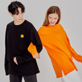 スマイルロングスリーブTシャツ / SMILE SLEEVE (4357609914486)