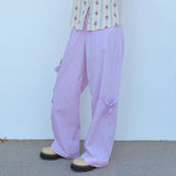 リボンポケットパンツ / RIBBON POCKET PANTS, LILAC