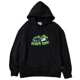BURNING CAR HOODIE BLACK (6616271257718)