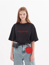 エンジェルシャーロンプリントワイド半袖Tシャツ / angelsharon print wide short sleeve t-shirt (4534300344438)