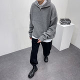 ラムウールタートルネックセミジップ / UN Ramswool Turtleneck Semi Zip-Up (4 colors)
