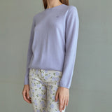 100%cashmere round neck basic top_lilac frost (6653738614902)