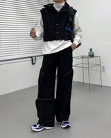 ロアクロップパッディドフードベスト/OW Roa Cropped Padded Hooded Vest (2 colors)