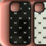 vintage black ribbon case (black)
