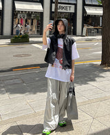 フードクロップレザーベスト (2 color)