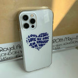 ナルシシズムハートアイフォンケース/Narcissism Heart Phone Case (Navy)
