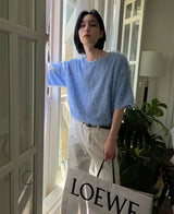 ファインモヘア半袖 (3 color)