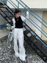 オレオ オープン ショルダー ニット トップ / Oreo open shoulder knit top