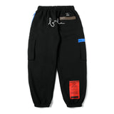 ジッパーワイドヘビースウェットジョガーパンツ/22 ZIPPER WIDE HEAVY SWEAT JOGGER PANTS WHITE MELANGE / BLACK