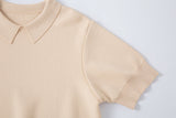 ミニマル カラー サマーニット Minimal Collar Summer Knit