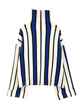 Stripe rib knit
