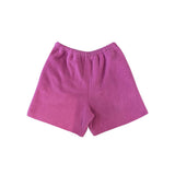 フリースナンバークロップパンツ/FLEECE NUMBER CROP PANTS, PINK