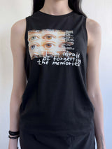 マイノリティーレポートノースリーブTシャツ / Minority Report Sleeveless Tee BLACK