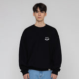 [UNISEX] Small Cloud Drawing Smile Sweatshirt