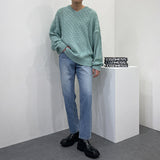 ルーズフィットメンニット/SK Loose fit Fischer Man Knitwear (5 colors)