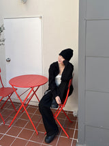 フードボレロニット/Hooded Bolero Knit (3color)