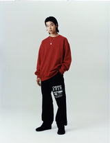 セラーロゴ刺繡スウェットシャツ/SELLER LOGO EMB SWEATSHIRT BLUE(CV2CFUM460A)