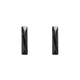 SWERVING earrings(BLACK) (4630621225078)
