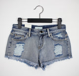 ローウェストショートデニム/no.730 Low Waist Denim Shorts