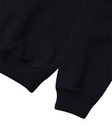 HAIF-ZIP HOODIE (CROP)_NAVY
