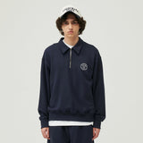 ナパバレークルーハーフジップアップ/NAPA VALLY COLLAR HALF ZIP UP (NAVY)