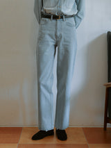 BASIC TAPERED FIT DENIM LIGHT BLUE