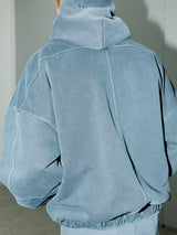 Paneled Jacket - Washed Navy