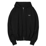 オーバーフルクロップスウェットフードジップアップ / Overful Crop Sweat Hood Zipup (2color)