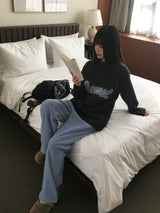 モヒフリースツーウェイロングワイドジョガーパンツ