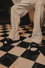 グッドデイファリーサンダル/G'day furry sandals (black)
