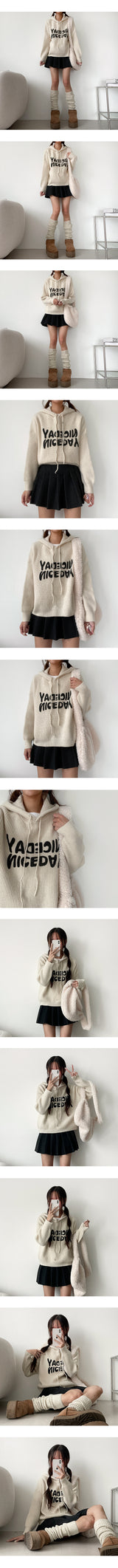 Nice Day hood knitwear